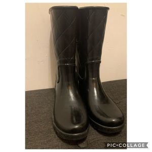 Sperry Quilted Rain Boots 5.5